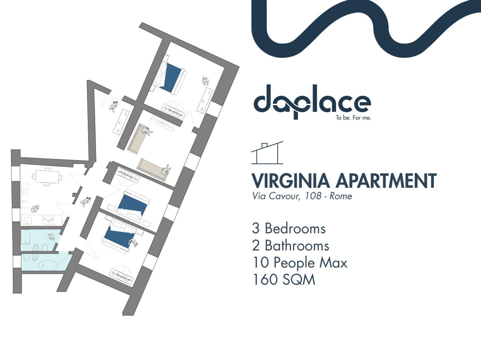 Daplace - Virginia Apartment Рим Екстериор снимка